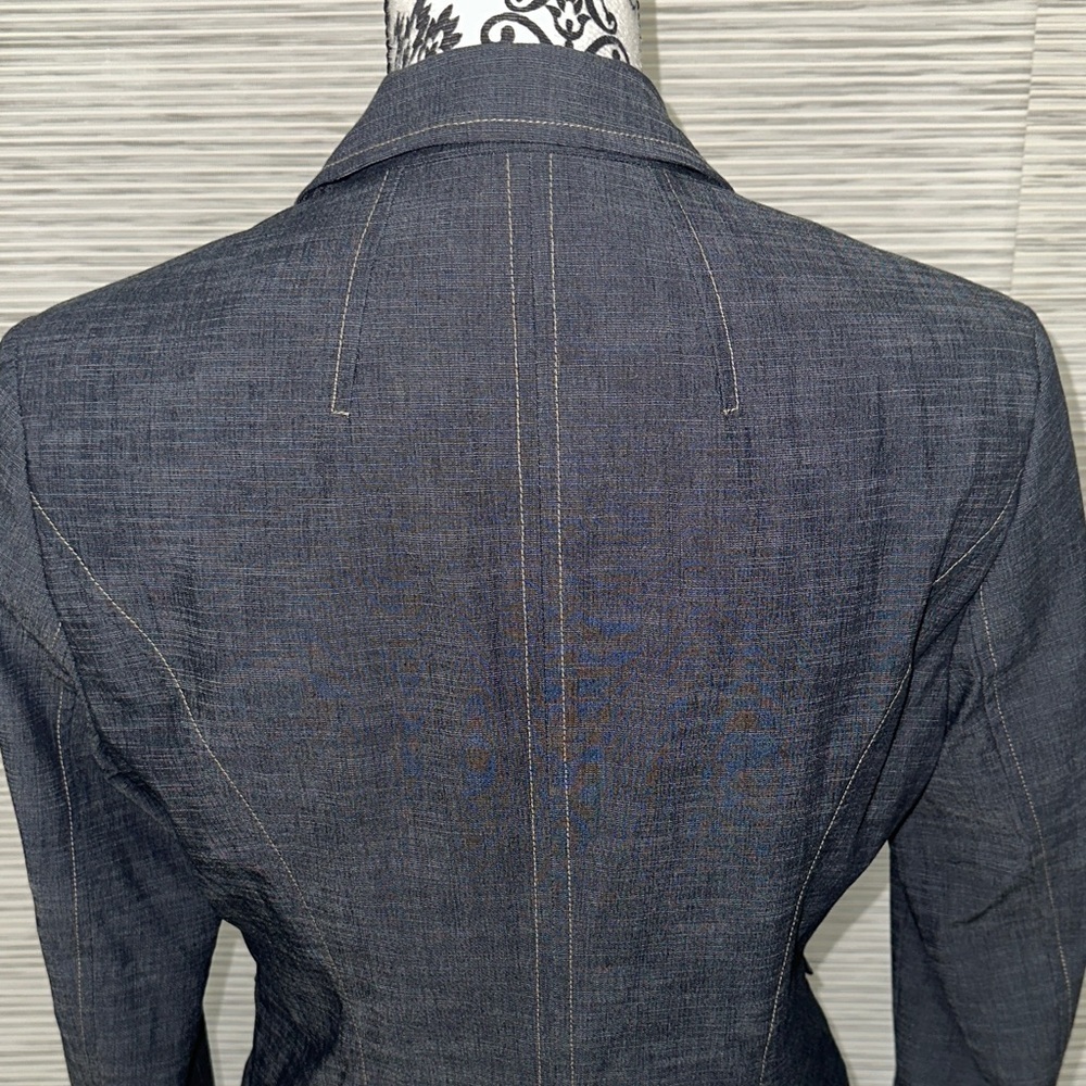 Rafaella Navy Blazer with Button Detail Sz. 10 - Picture 7 of 8
